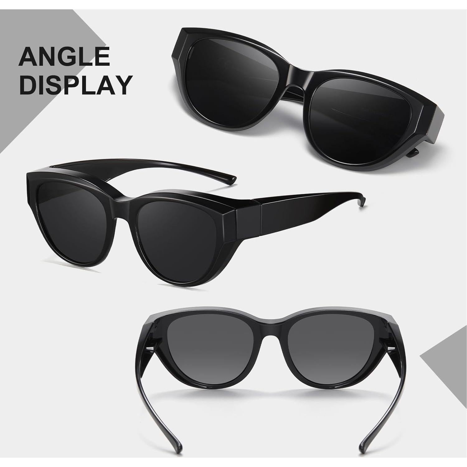 Gafas de Sol Polarizadas HAOLOTA Fit Over para Mujeres UV400