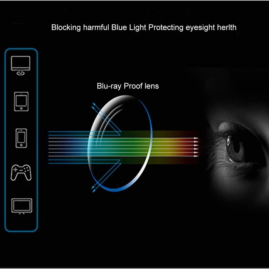 Gafas de lectura ojo de gato Jurchio cristal claro 2.5x