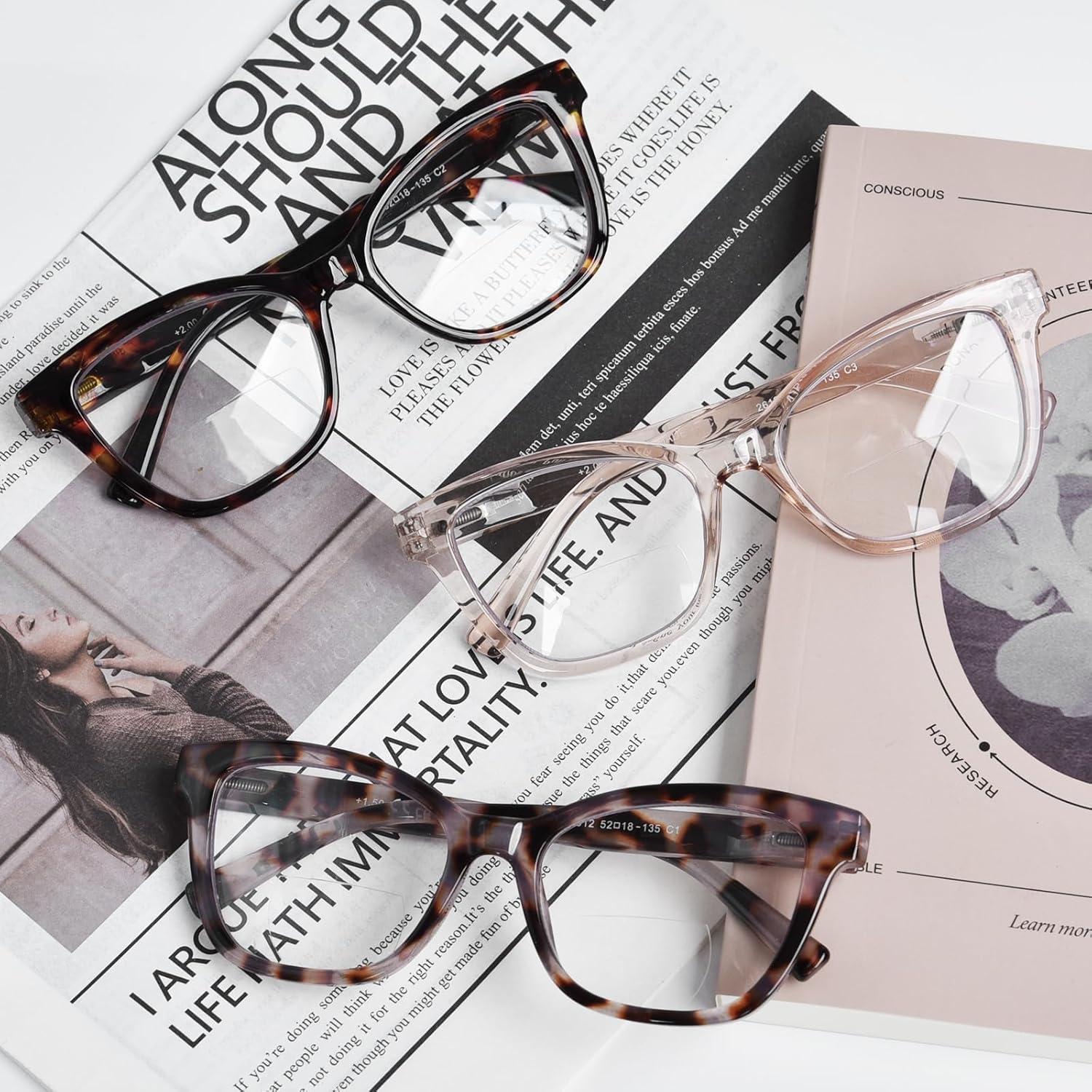 Gafas Bifocales de Lectura YUKANG Tortuga 2.0x Antirreflejo