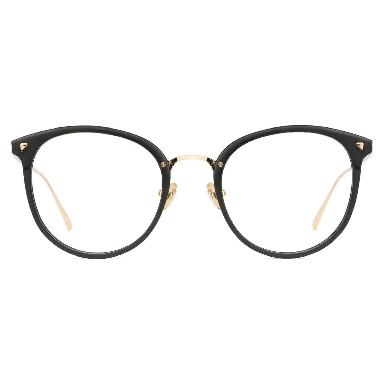Gafas de Luz Azul TIJN Unisex Ojo de Gato Acetato Negro