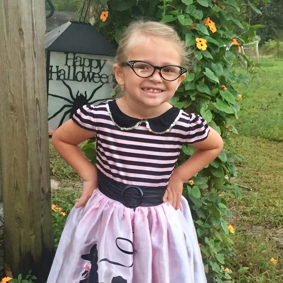 Gafas de Ojo de Gato Retro para Niñas Hip Hop 50's - 6 Colores