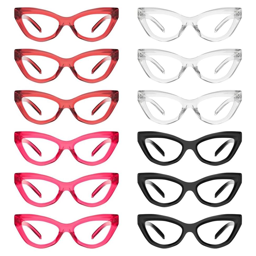 Eyekepper Gafas de Lectura 12 Paquete Mujeres 2.5x Estilo