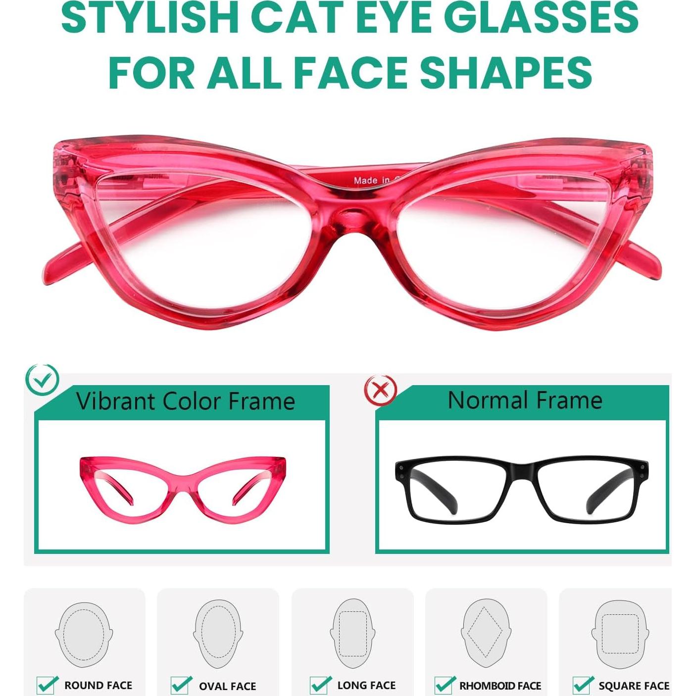 Eyekepper Gafas de Lectura 12 Paquete Mujeres 2.5x Estilo