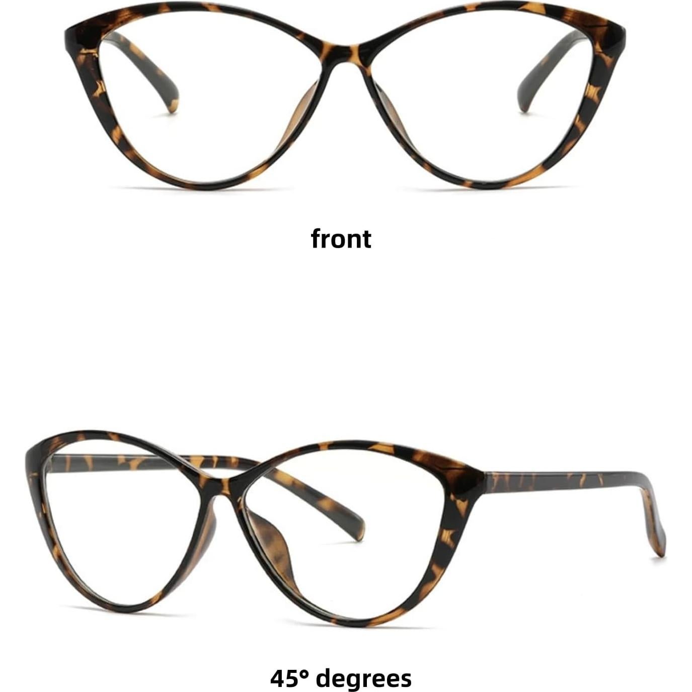 Gafas de miopía Cat's Eye para mujeres - Estilo retro - -3.50D