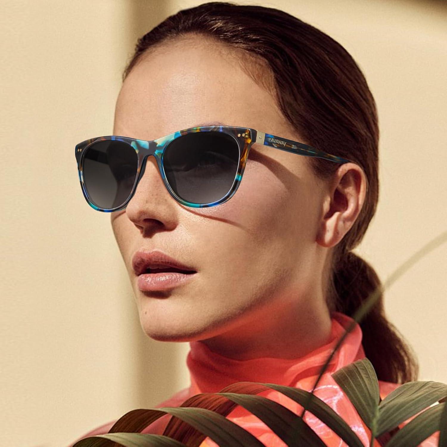 Gafas de sol polarizadas AVAWAY ojo de gato UV 400 para mujer