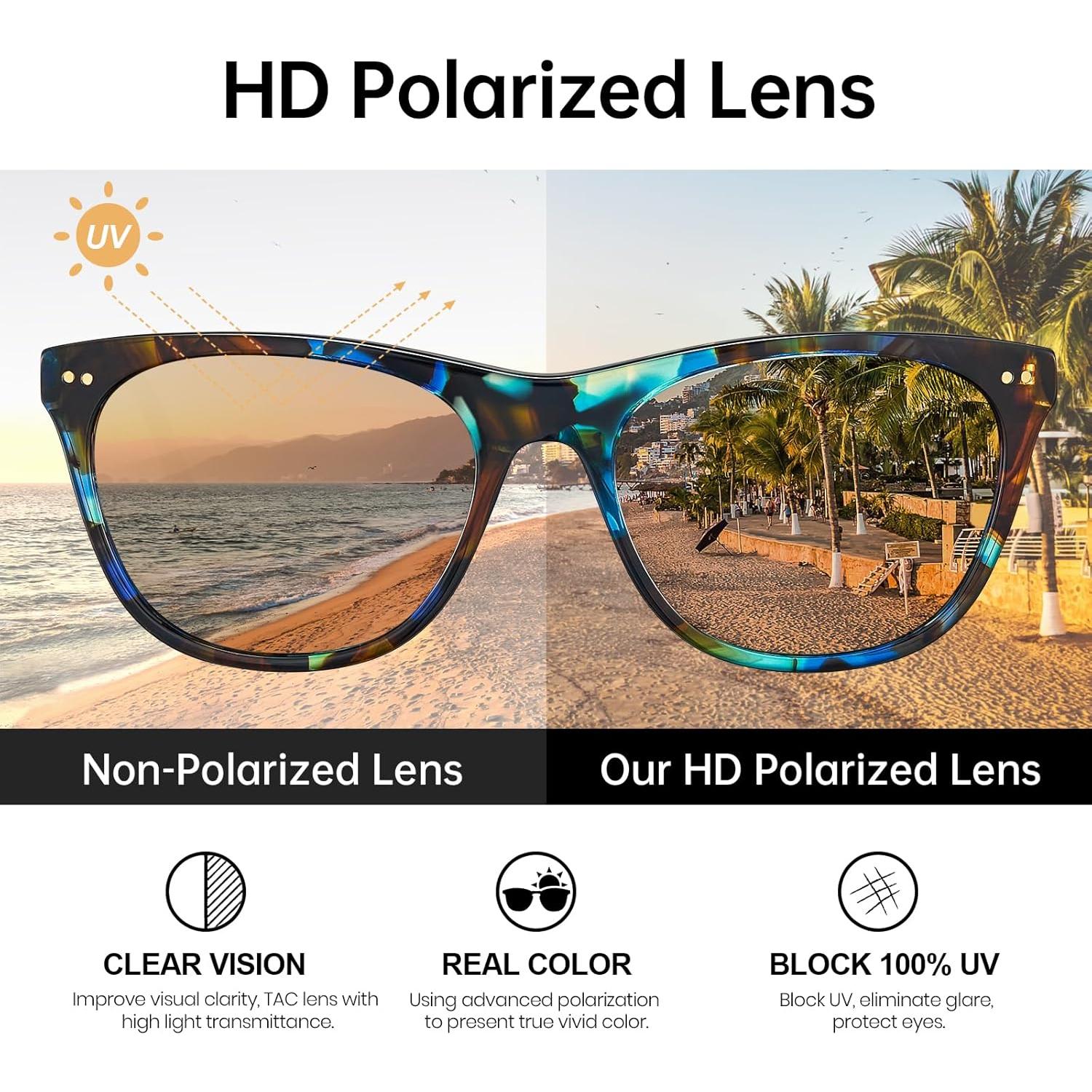 Gafas de sol polarizadas AVAWAY ojo de gato UV 400 para mujer