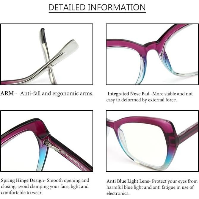 Gafas de Lectura Anti Luz Azul Loycco 1.5x Unisex