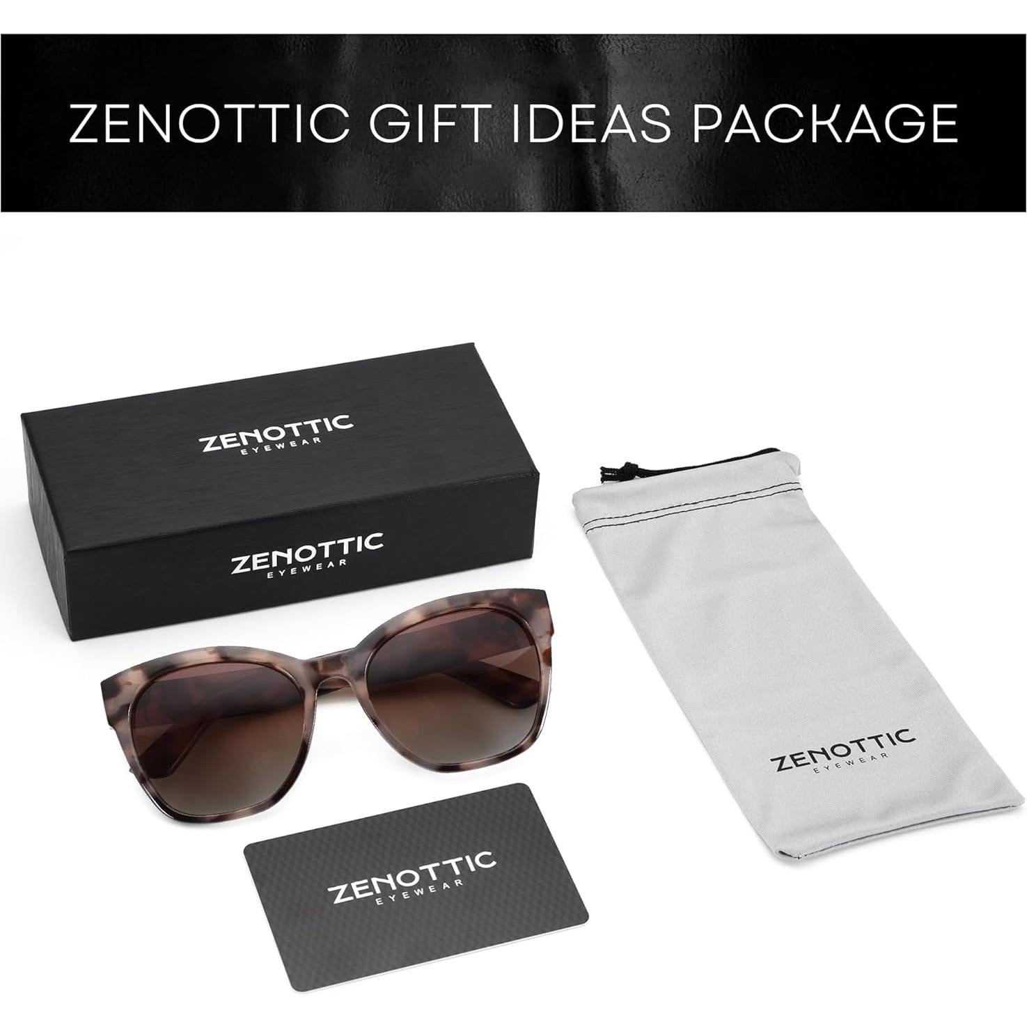 Gafas de sol ZENOTTIC Cateye polarizadas UV400 para mujeres