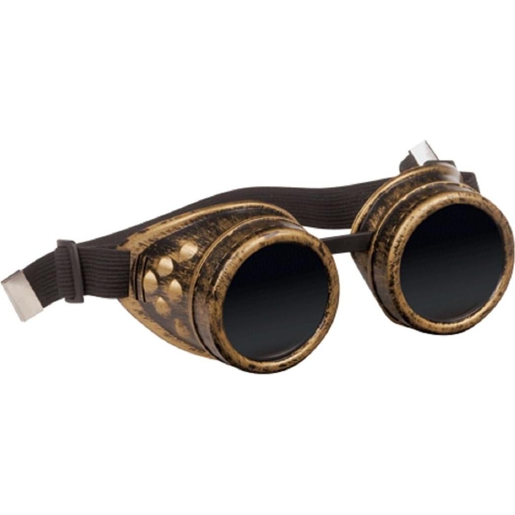 Gafas Steampunk Loftus International bronce negro unisex
