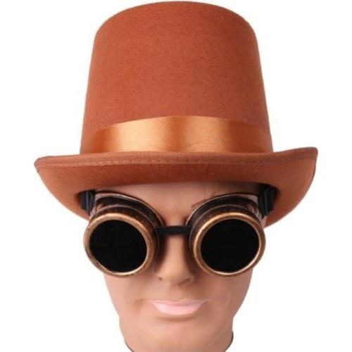 Gafas Steampunk Loftus International bronce negro unisex