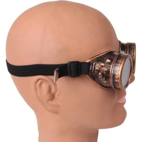 Gafas Steampunk Loftus International bronce negro unisex
