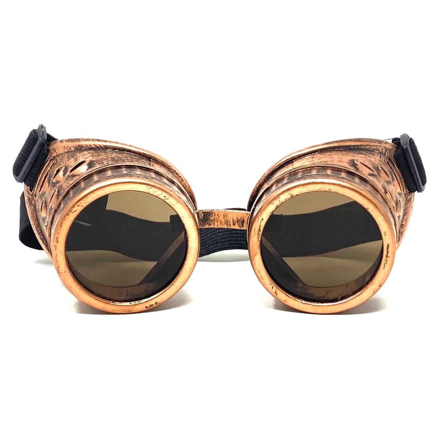 Gafas Steampunk Vintage para Adultos - Cobre Clásico