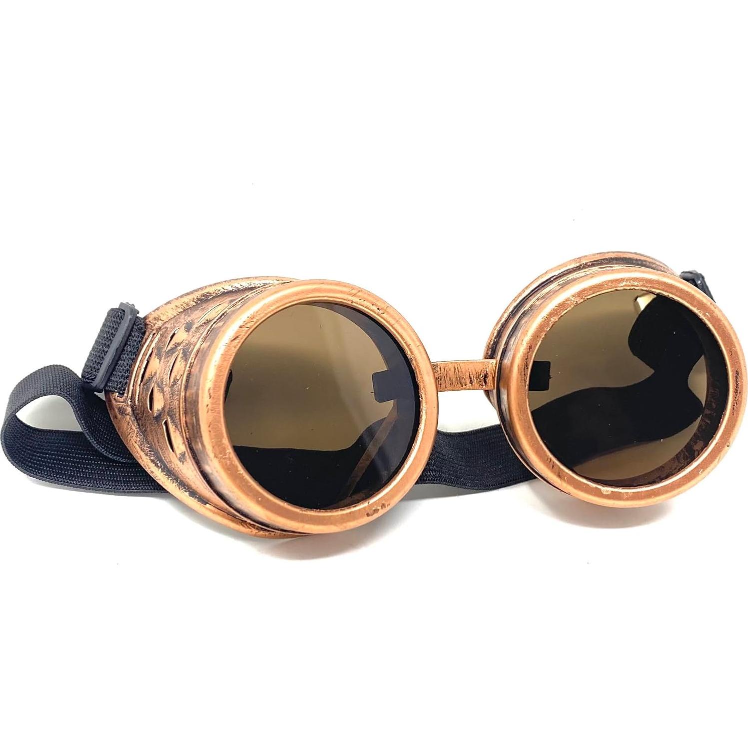 Gafas Steampunk Vintage para Adultos - Cobre Clásico