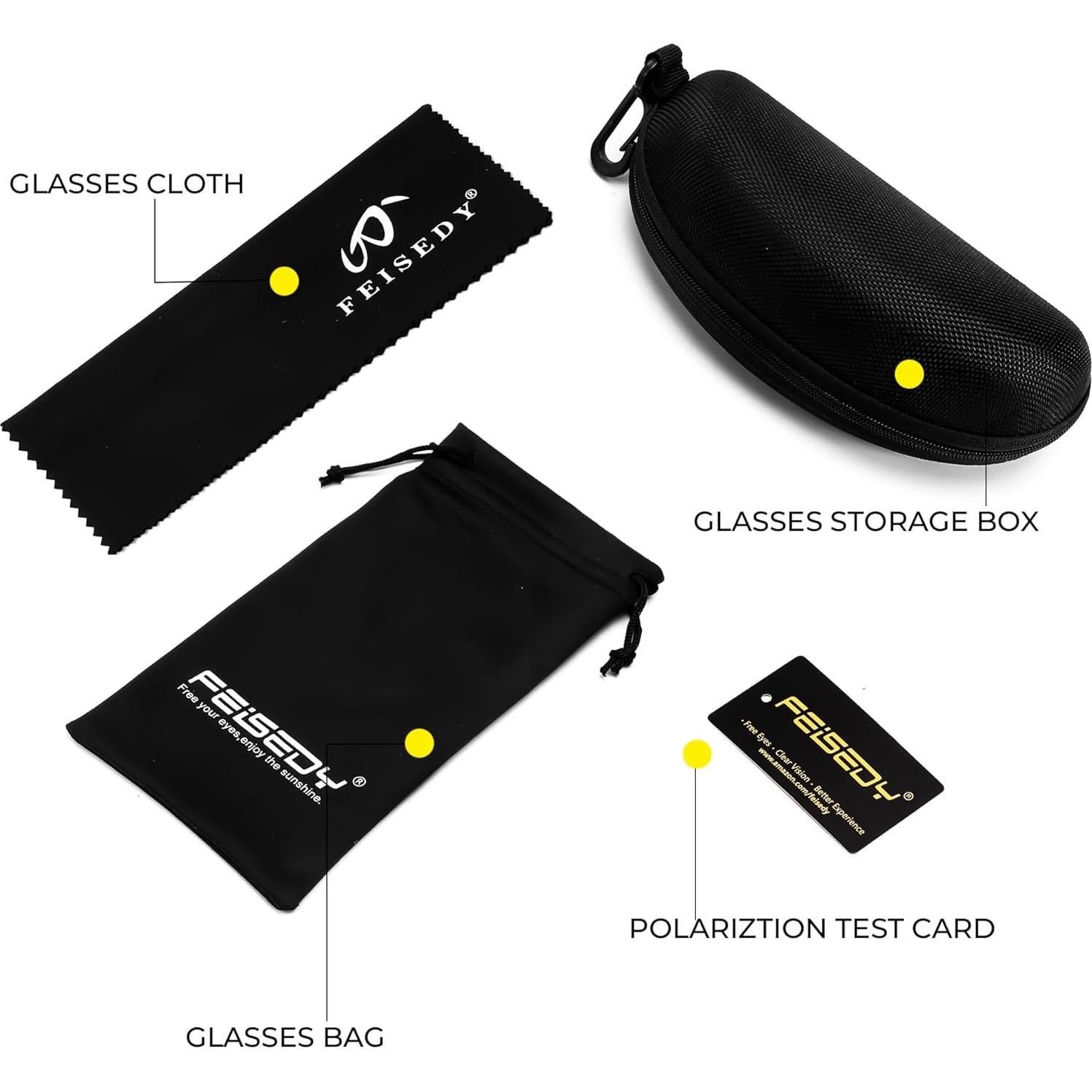 Gafas de sol aviador Steampunk FEISEDY polarizadas UV400