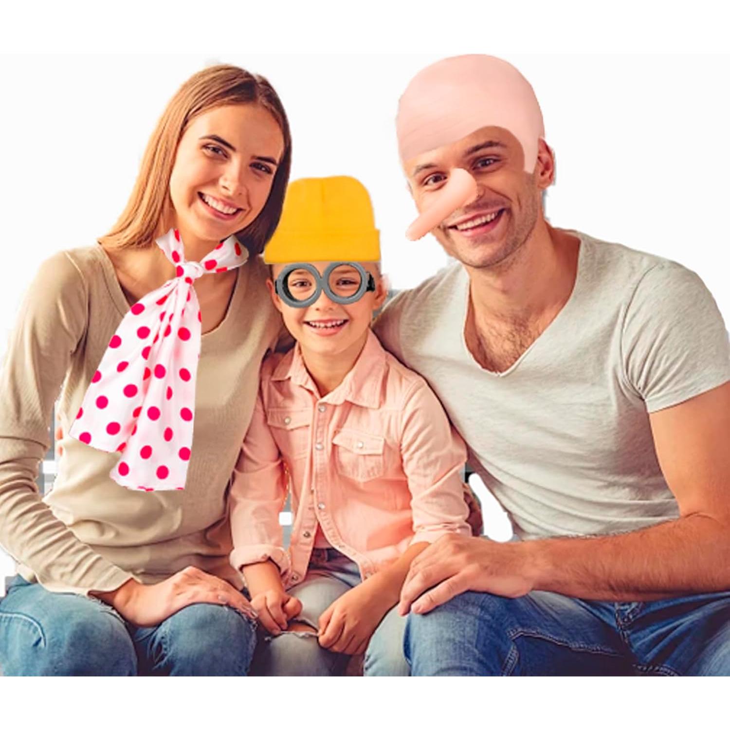 Set Disfraz Steampunk: Gafas, Sombrero Amarillo y Guantes Negros