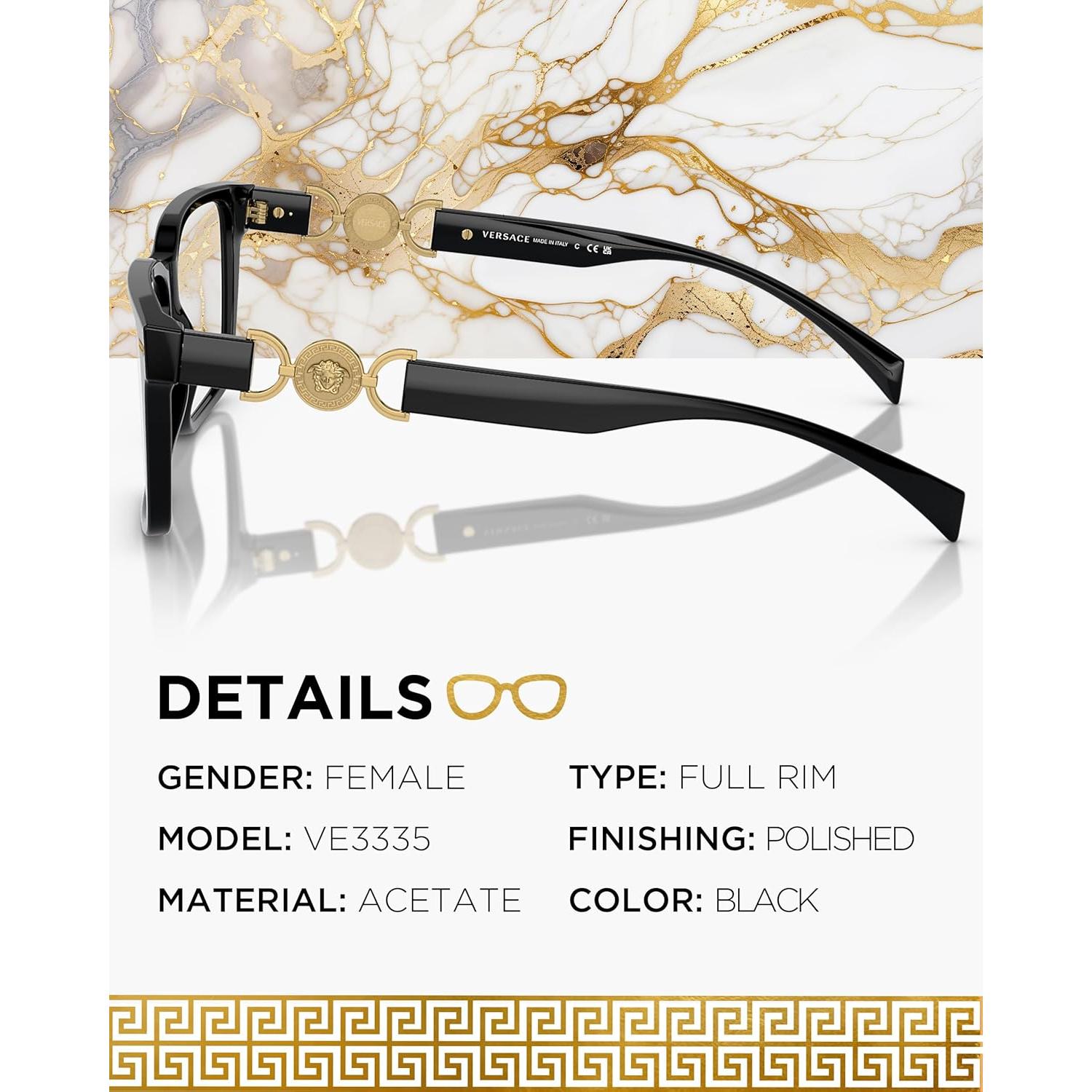 Gafas de Sol VERSACE VE3335 Rectangulares para Mujer