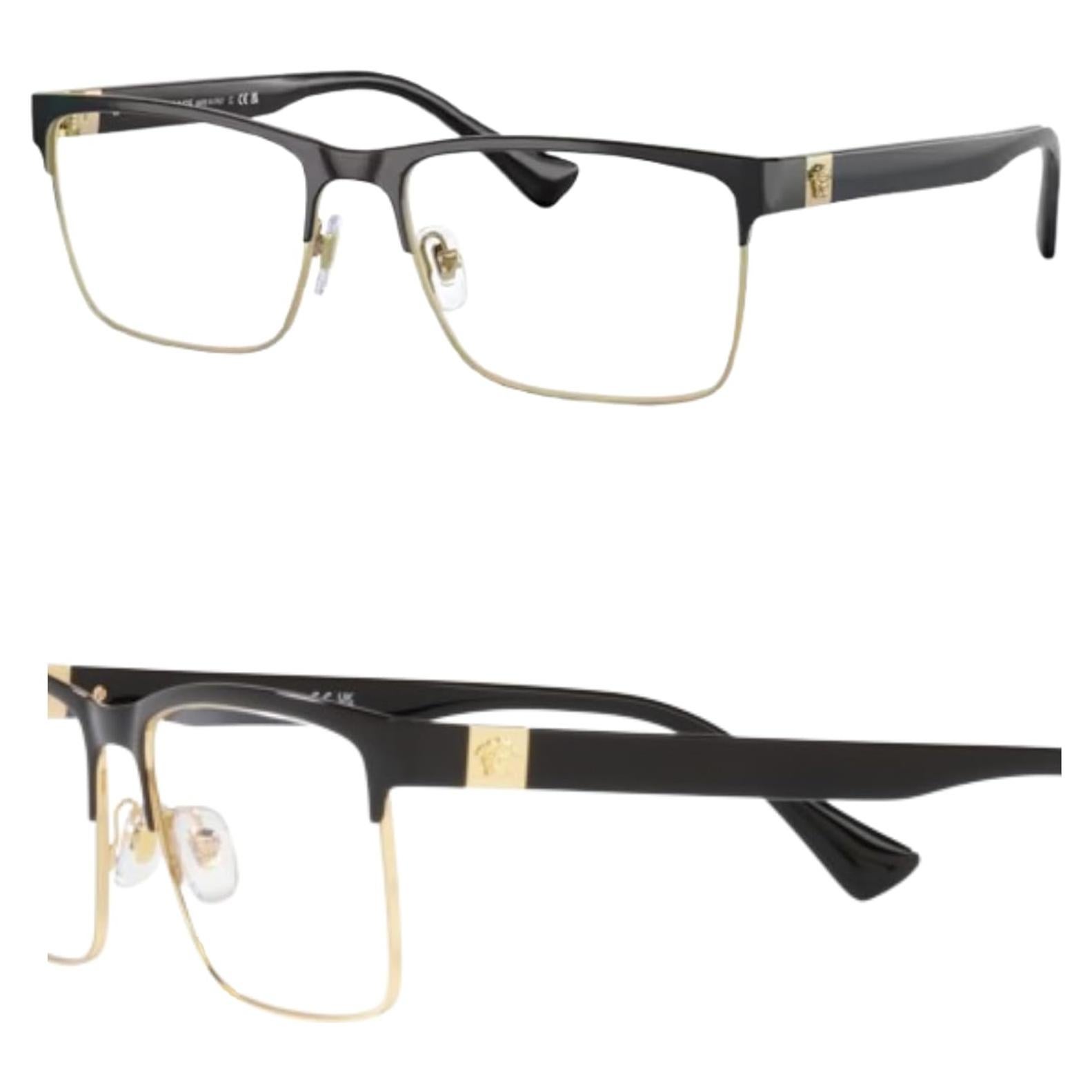 Gafas Versace VE1285 No Polarizadas para Hombres - Marco Metal Negro