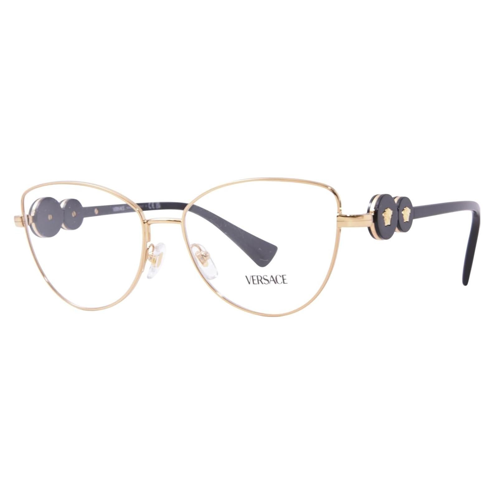 Montura de Gafas Versace VE1284-1002 Oro 55mm Unisex