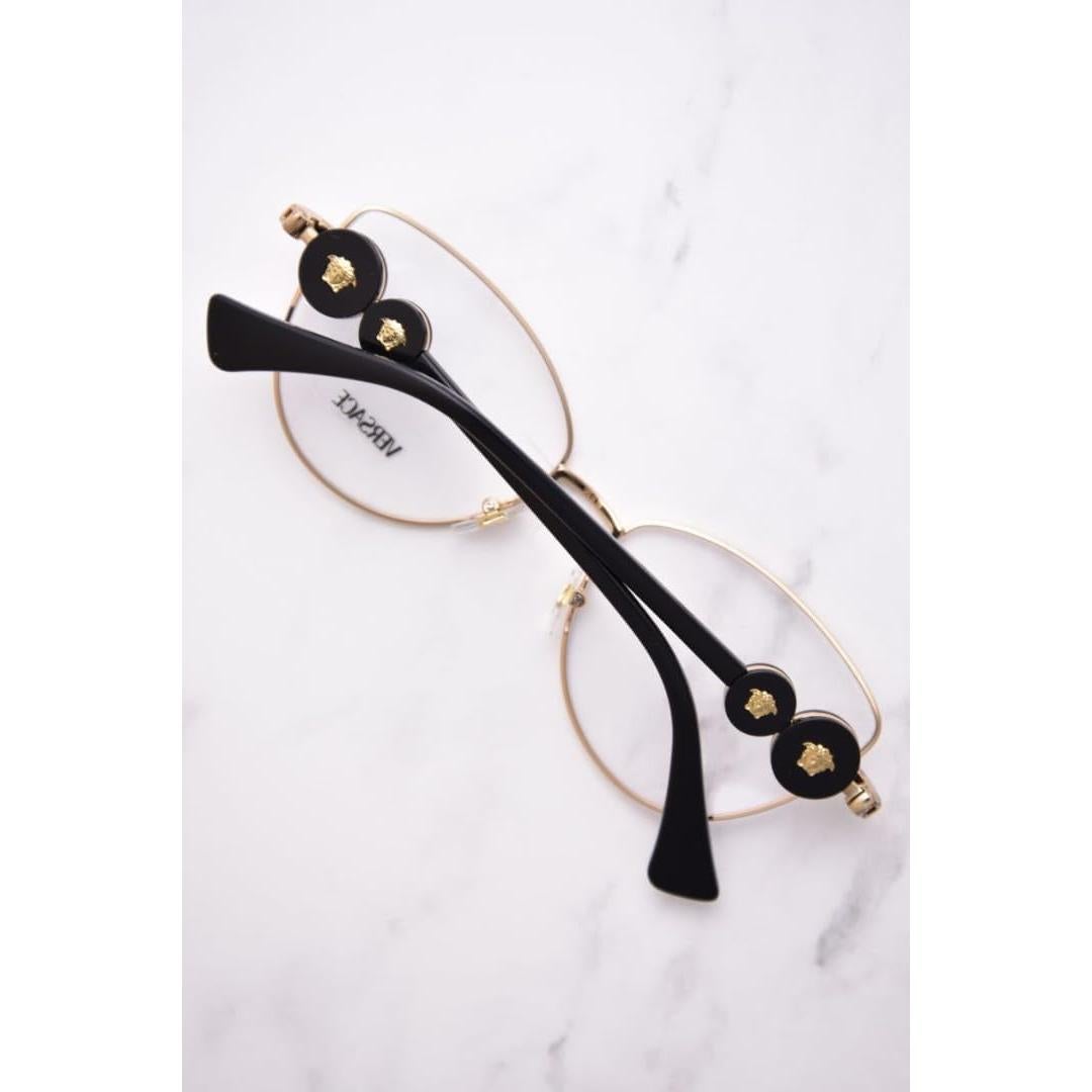 Montura de Gafas Versace VE1284-1002 Oro 55mm Unisex