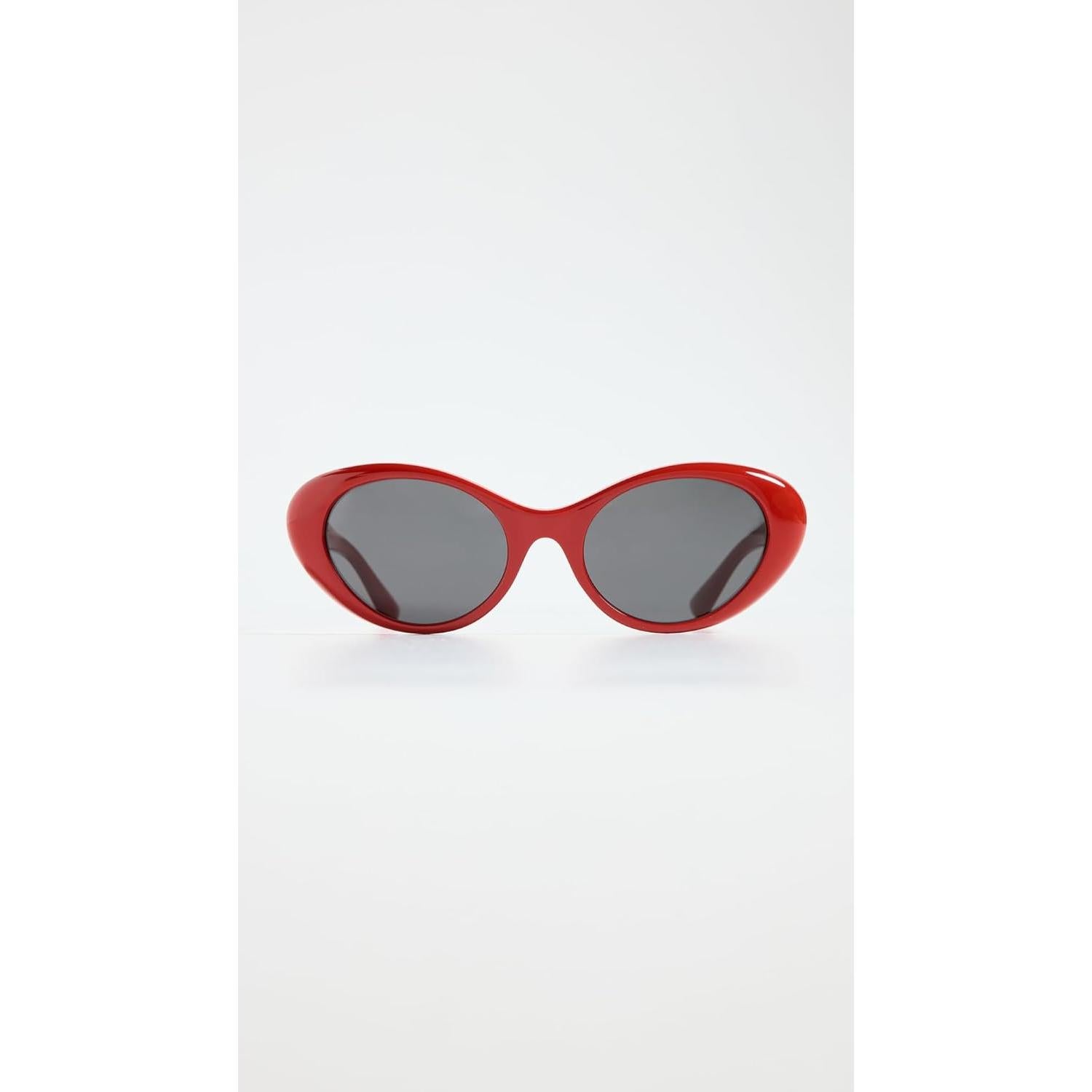 Gafas de sol redondas de ojo de gato Versace para mujer