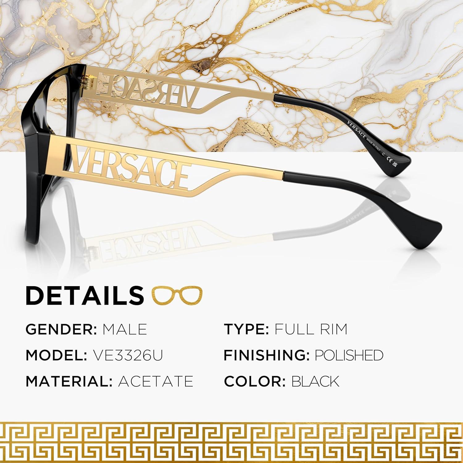 Gafas de Sol VERSACE VE3326U Vintage 90s con Kit de Accesorios