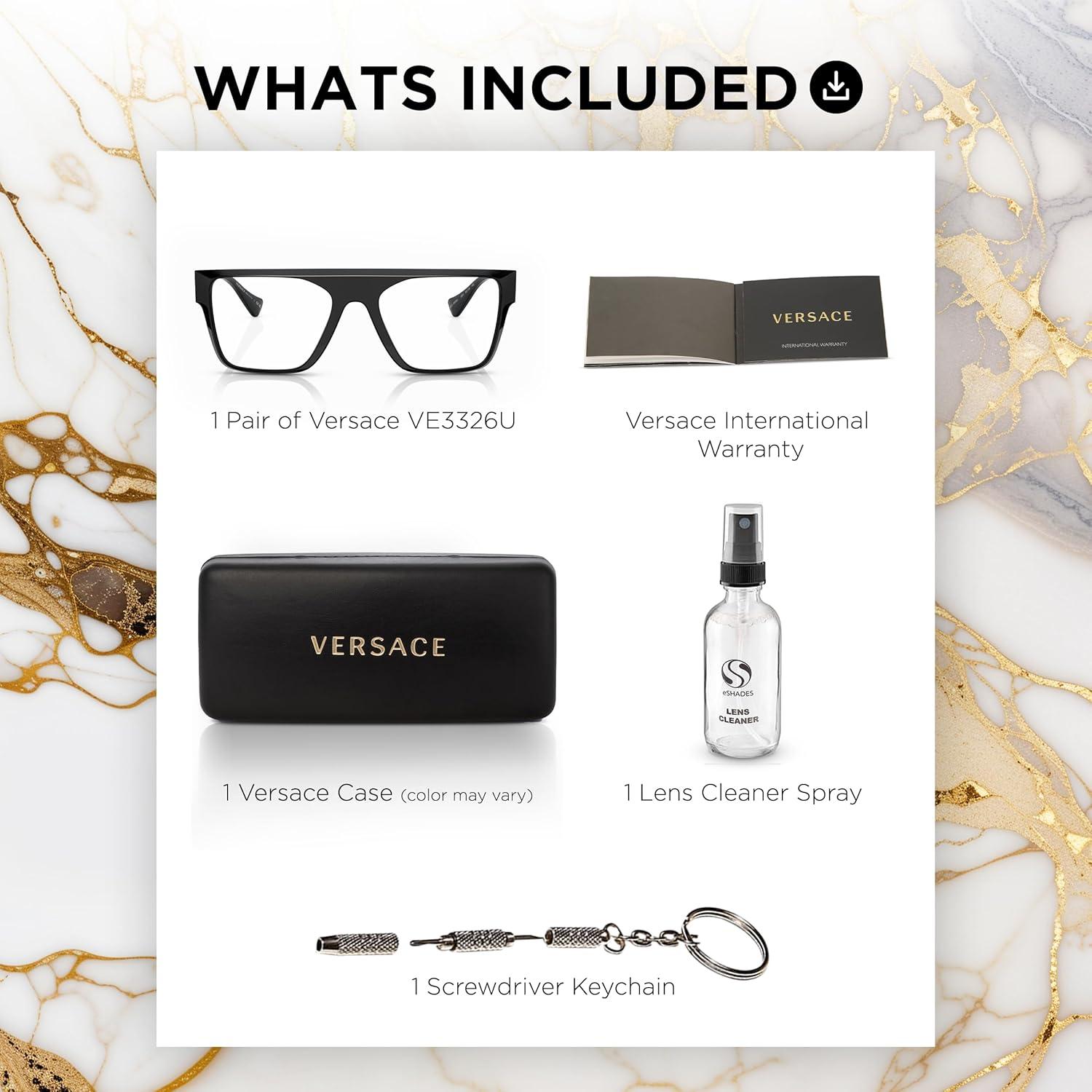 Gafas de Sol VERSACE VE3326U Vintage 90s con Kit de Accesorios