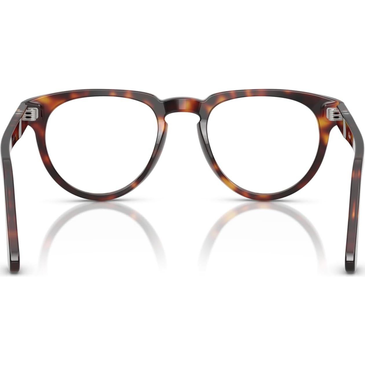 Montura de Gafas Recetadas Redondas Persol PO3377V Habana 50mm