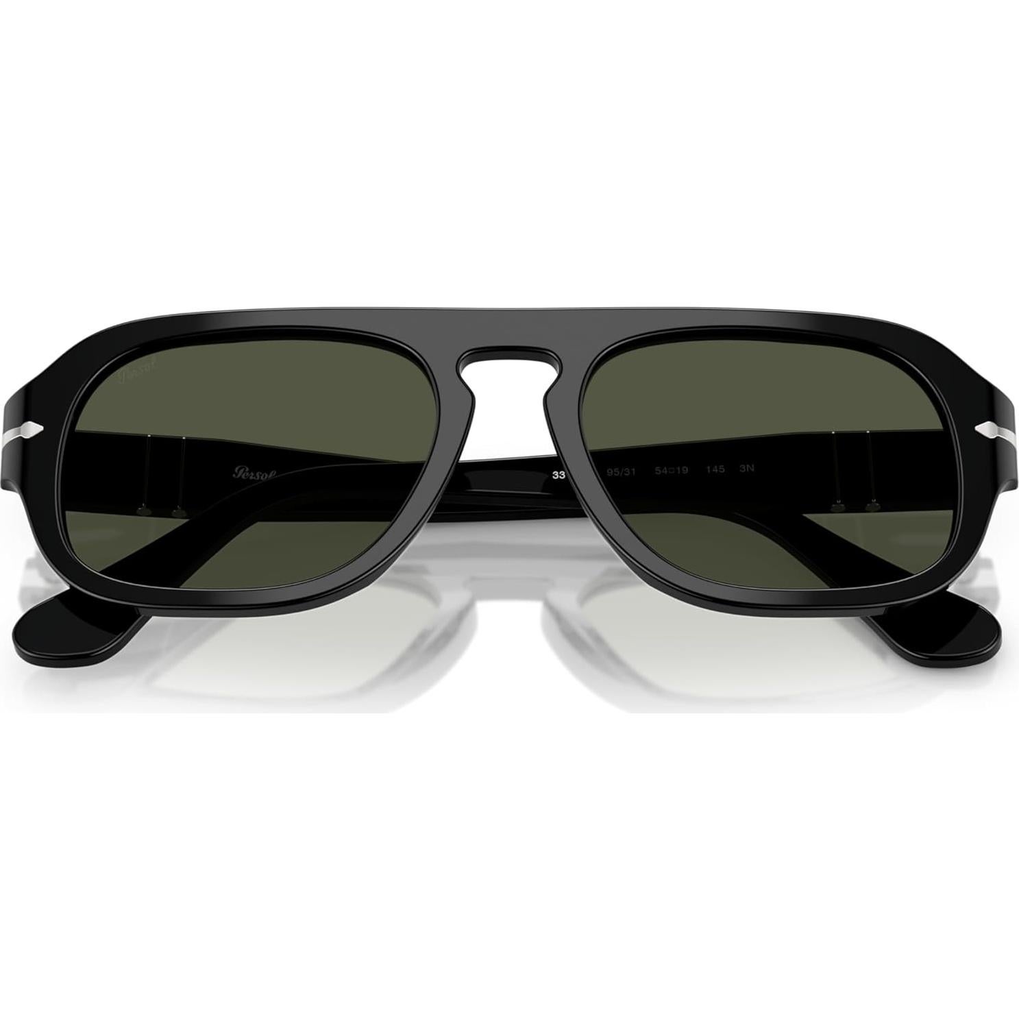 Gafas de sol Persol PO3369S Aviador Negro Verde 54mm