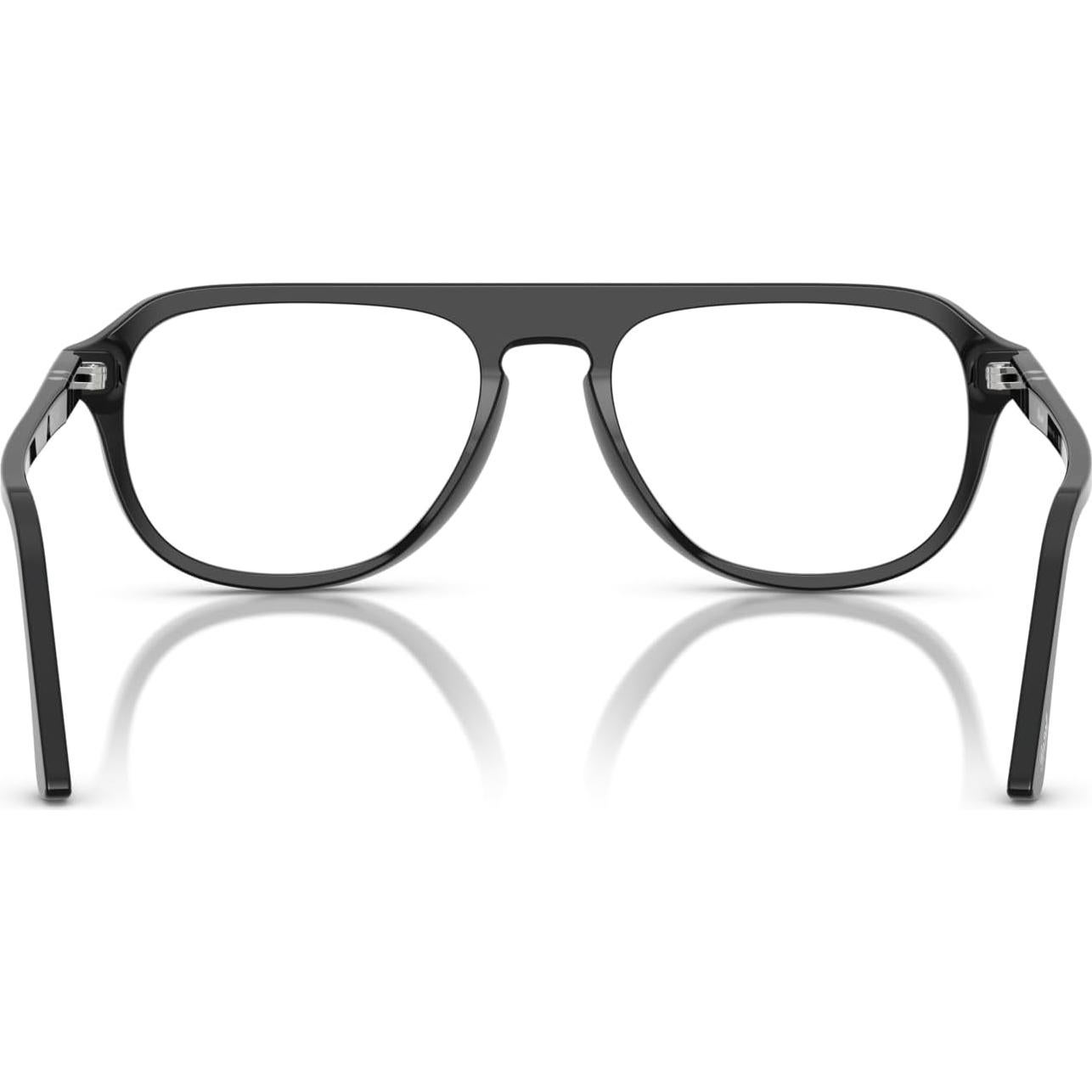 Montura de Gafas Recetadas Persol PO3368V Aviador Negro 56mm