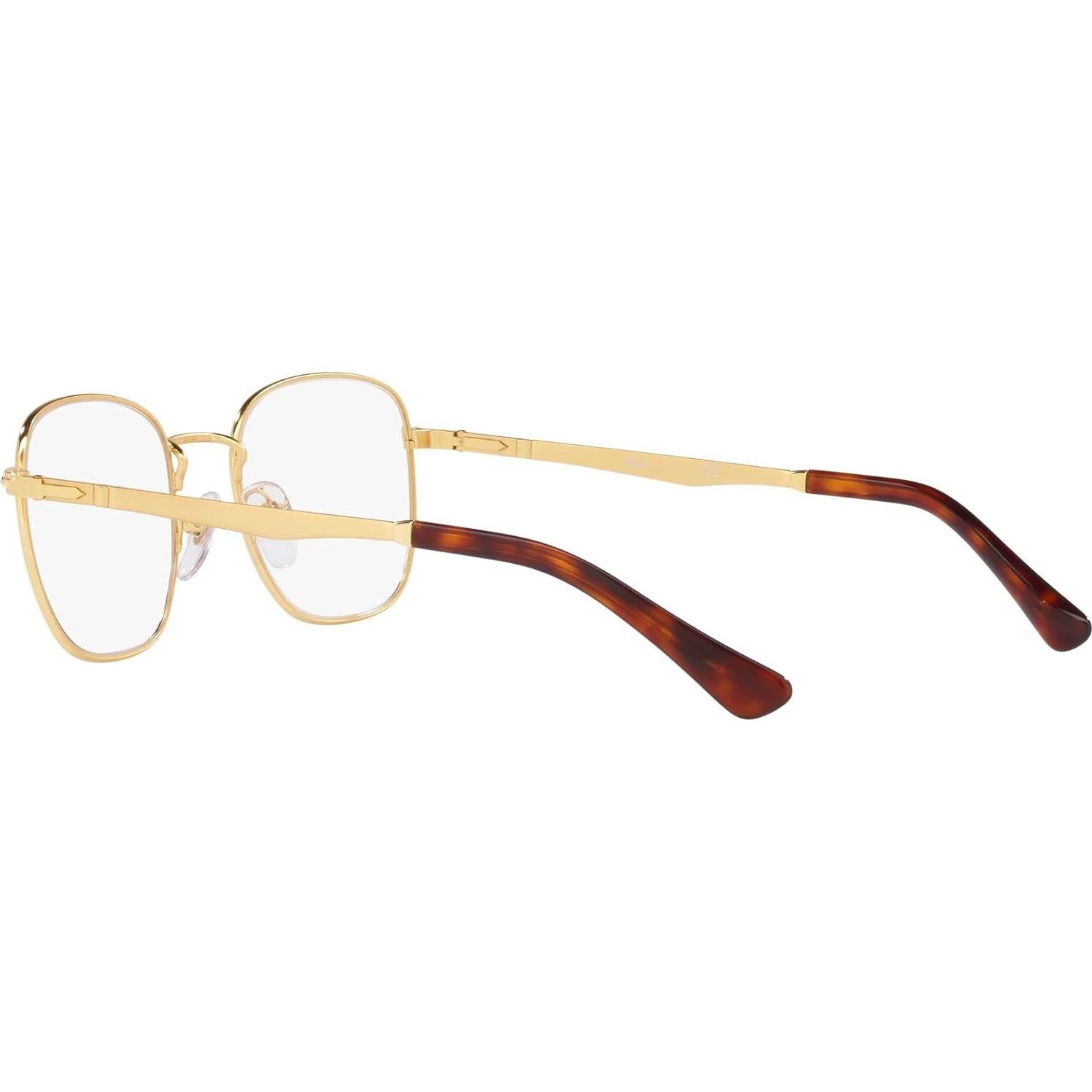 Montura de gafas recetadas cuadradas Persol PO2497V doradas