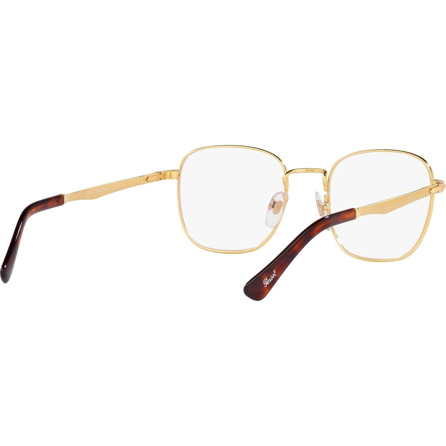 Montura de gafas recetadas cuadradas Persol PO2497V doradas