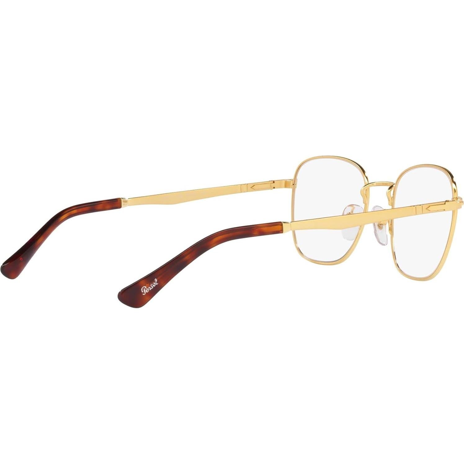 Montura de gafas recetadas cuadradas Persol PO2497V doradas