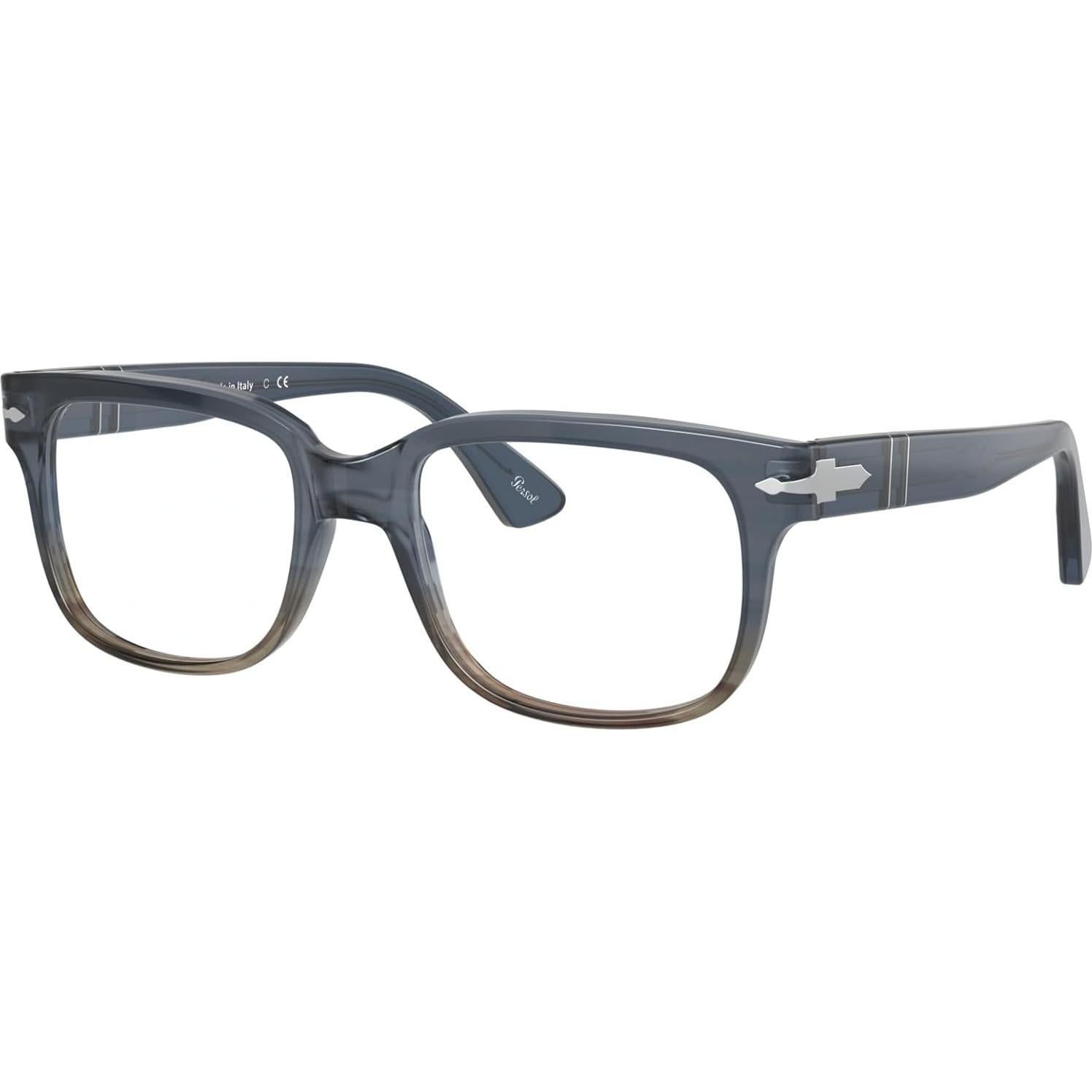Gafas de Prescripción Persol PO3252V Cuadradas Rayas Grises