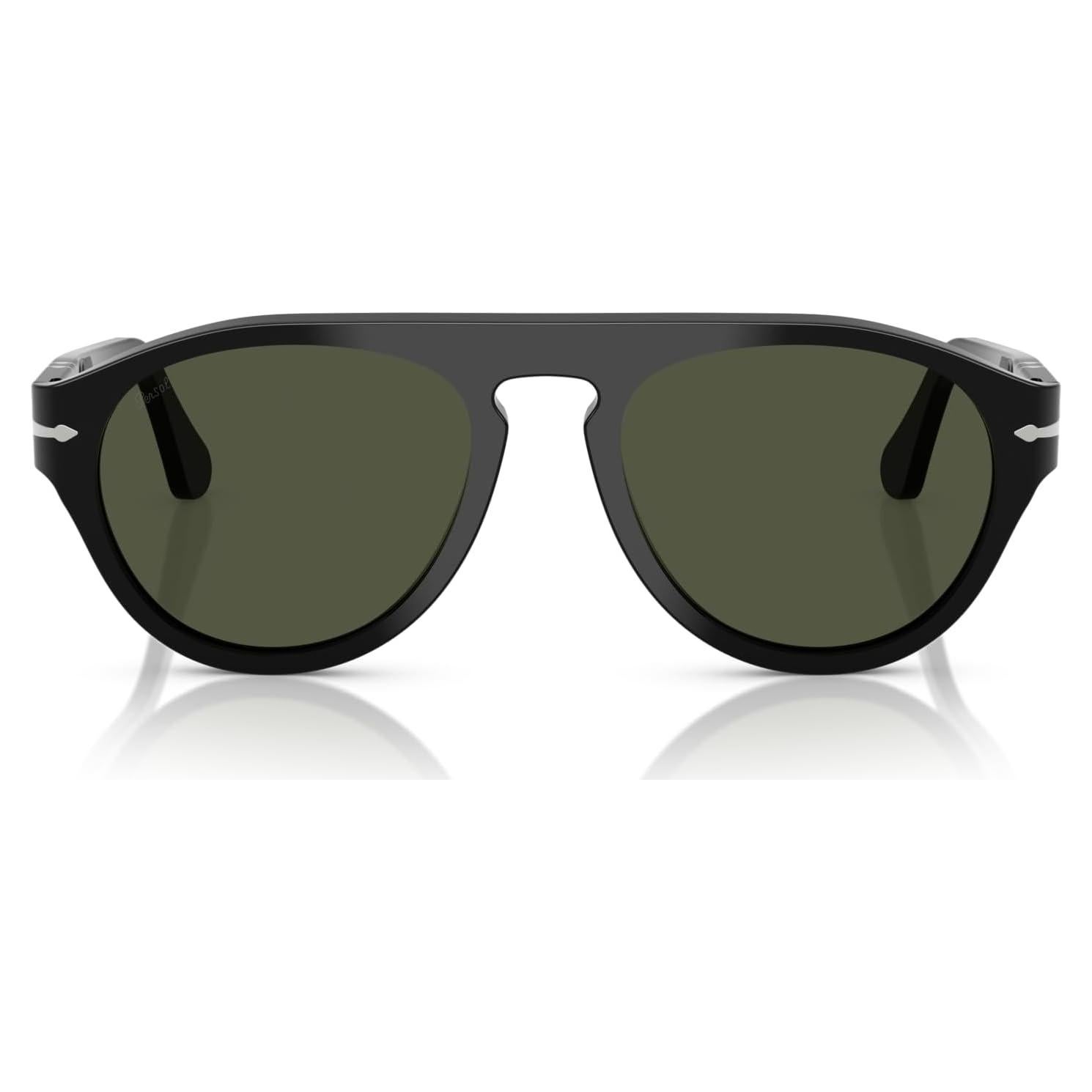 Gafas de sol Persol PO3370S Aviador Negro Verde 53mm