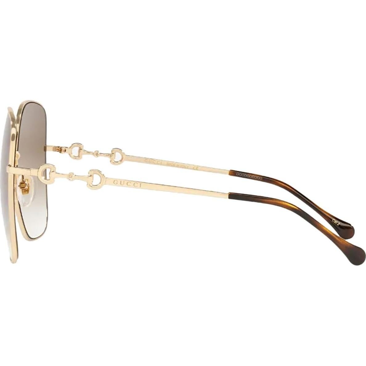 Gafas de Sol Gucci GG0879S Oro/Marrón 61mm para Mujeres