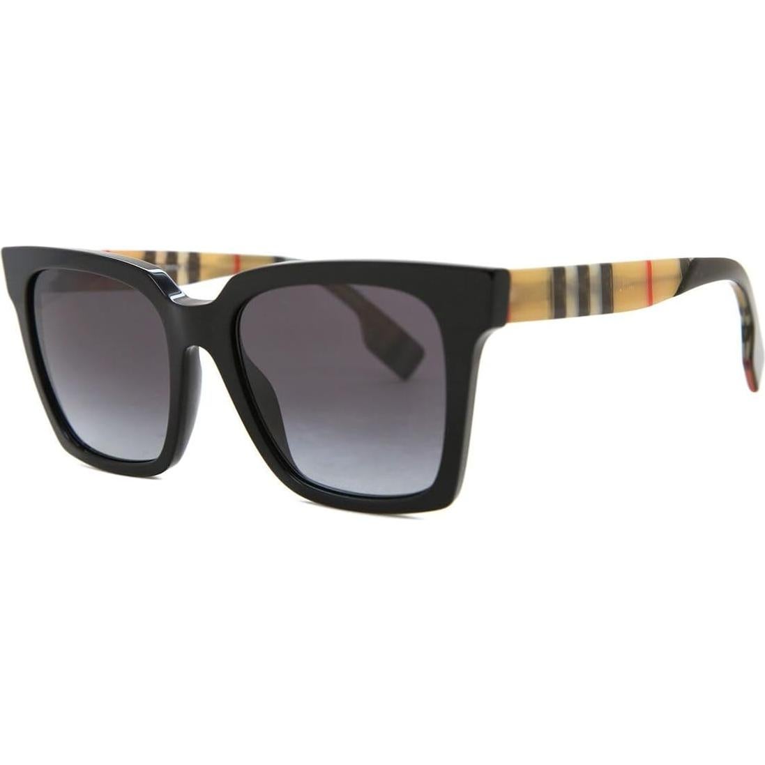 Gafas de Sol Burberry BE4335 Mujeres Negro Gradiente