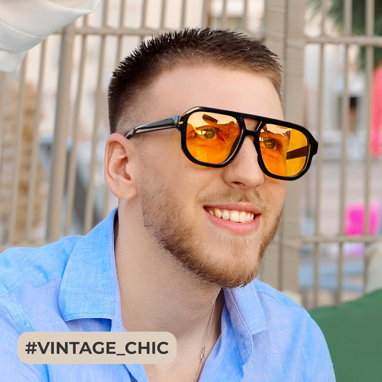 Gafas de Sol Polarizadas Livho Trendy Retro Unisex 2025