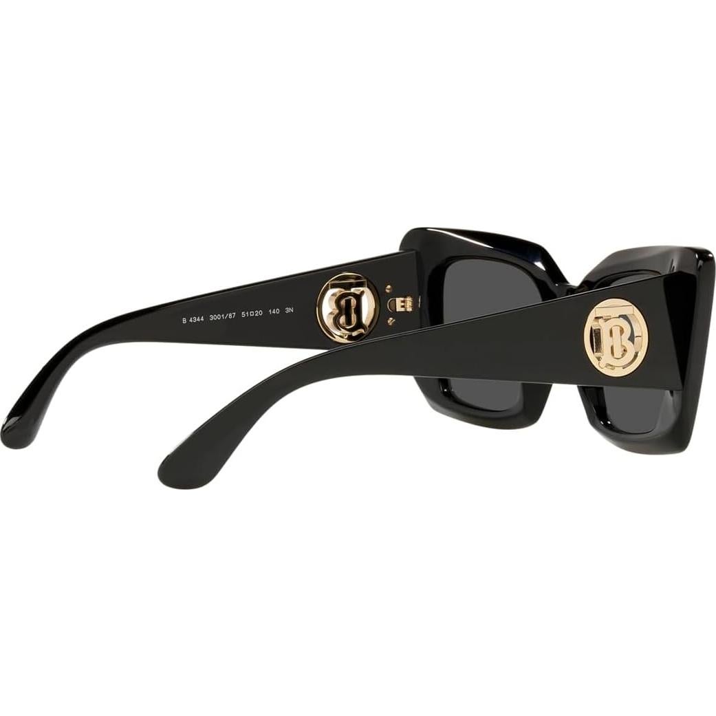 Gafas de Sol Burberry BE4344 Margarita Cuadradas Negras
