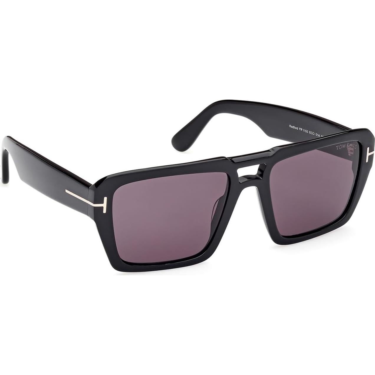 Gafas de sol Tom Ford FT1153 Navegador Negro 56mm Humo