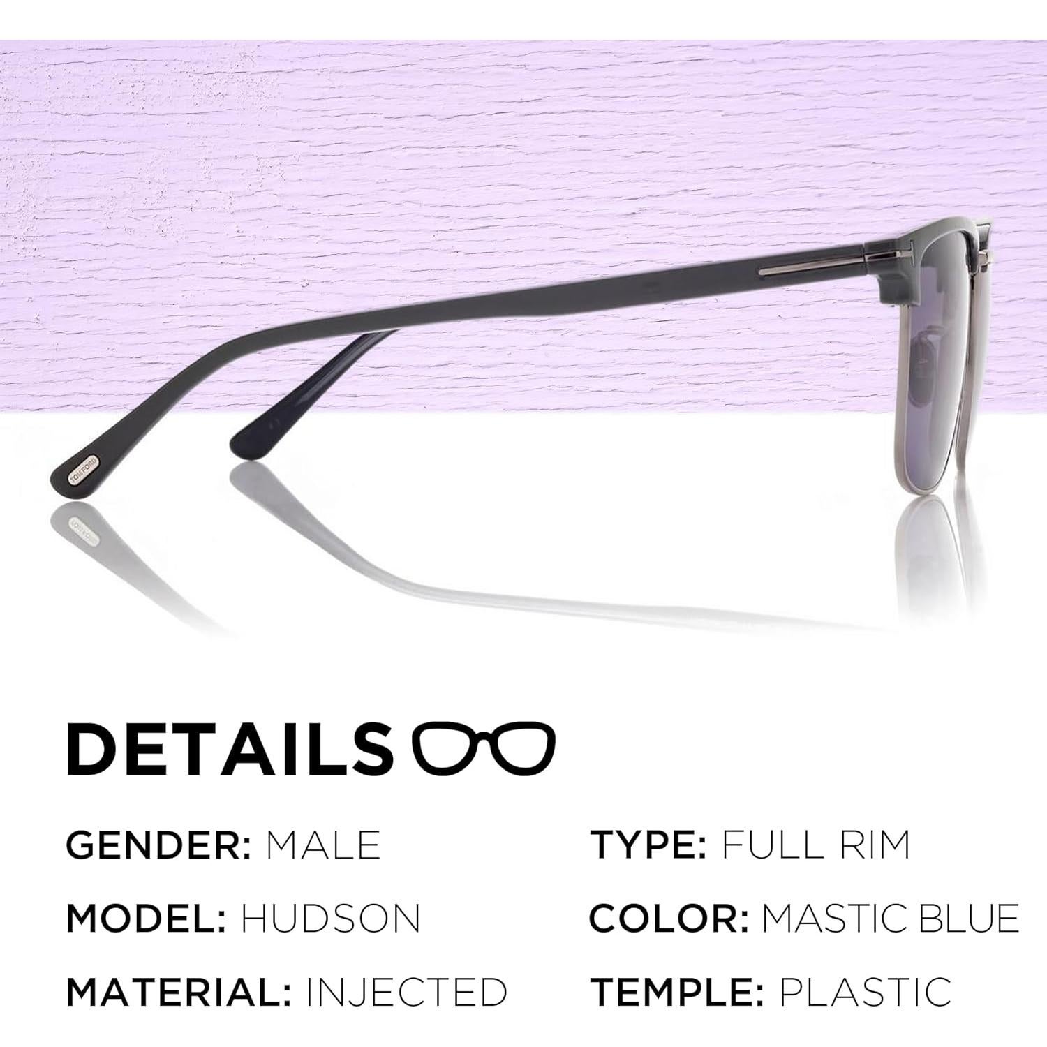 Gafas de Sol Tom Ford FT0997-H HUDSON-02 55mm Azul