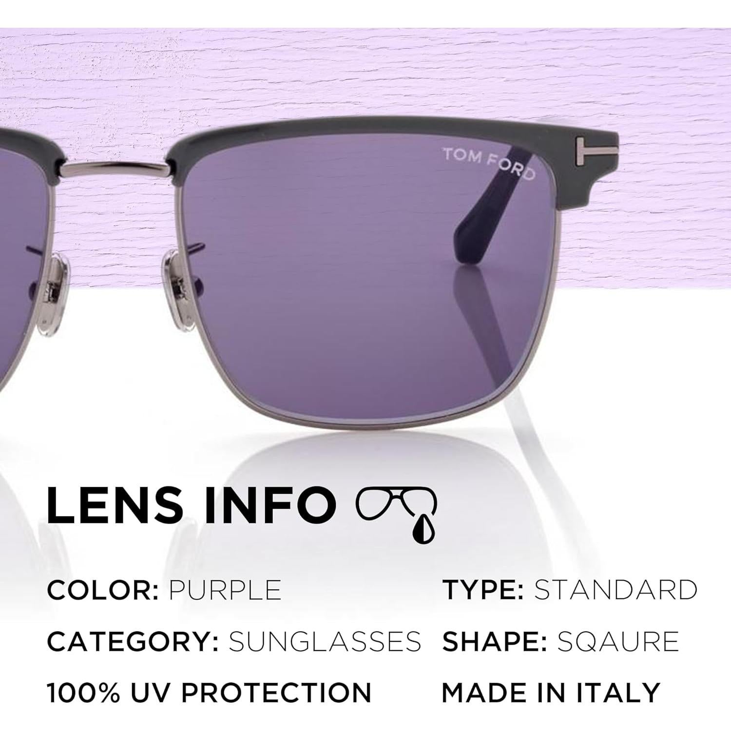 Gafas de Sol Tom Ford FT0997-H HUDSON-02 55mm Azul