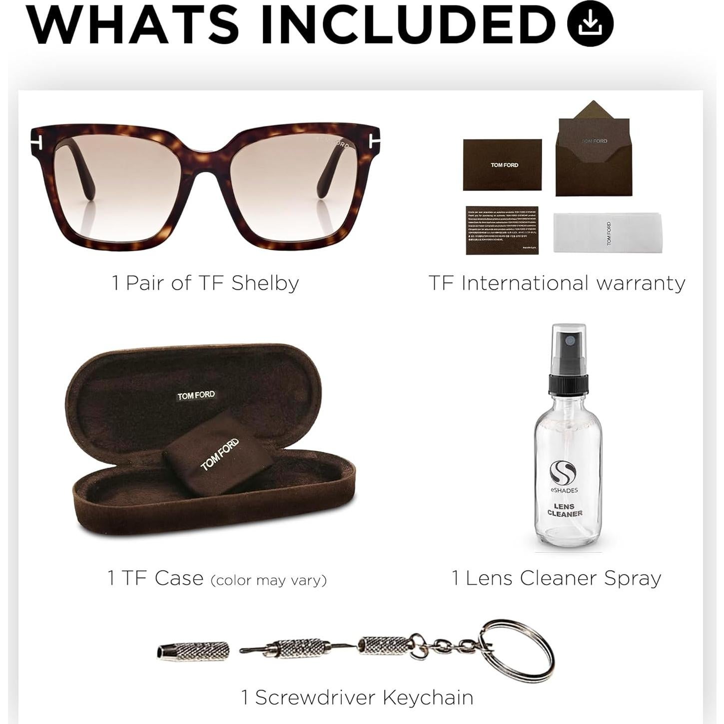 Gafas de Sol Tom Ford FT0952 SELBY Habana Oscuro 55mm