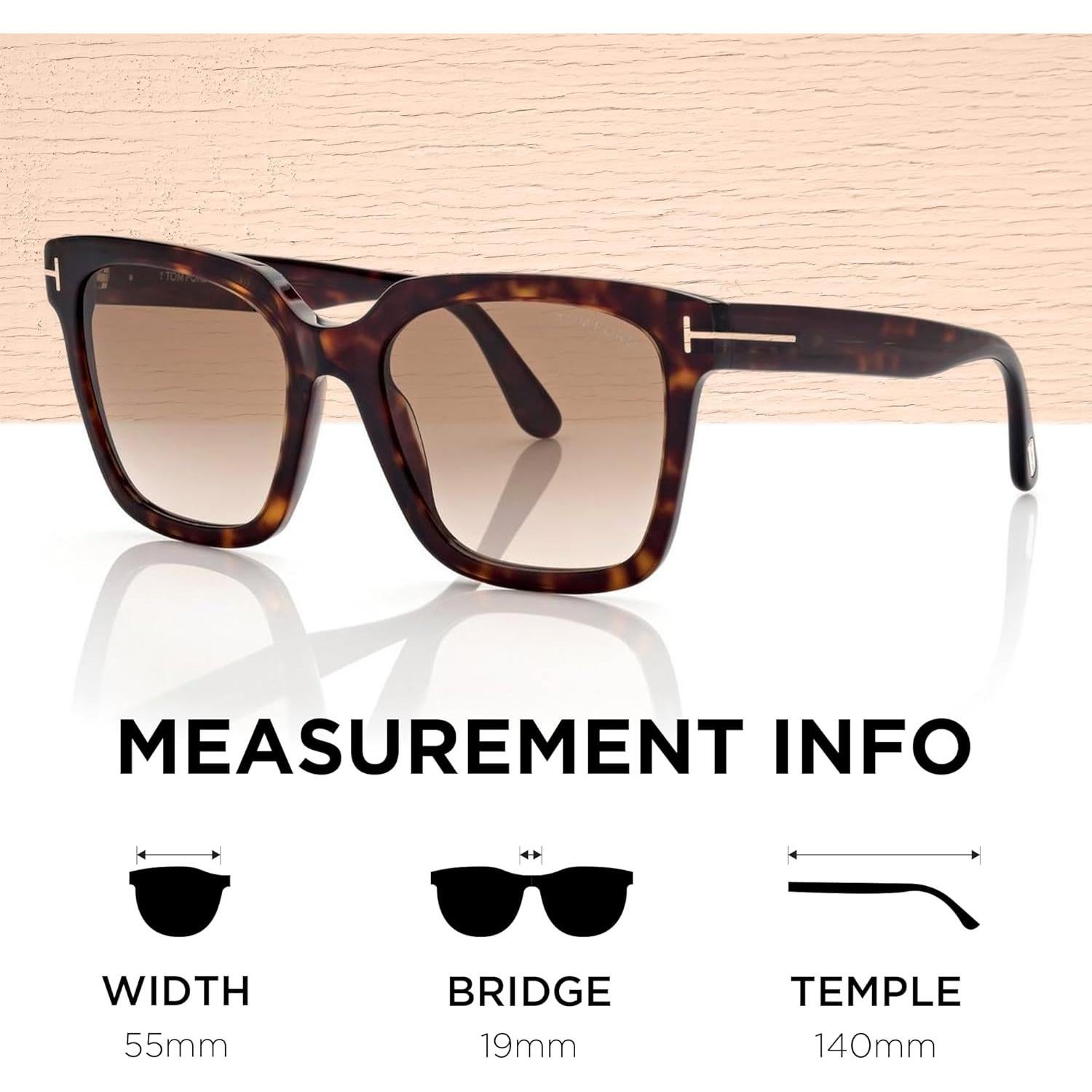 Gafas de Sol Tom Ford FT0952 SELBY Habana Oscuro 55mm