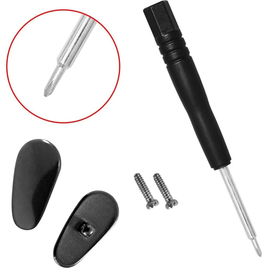 Almohadillas Nasales de Titanio Atornillables para Gafas Oakley Tom Ford 14x7mm