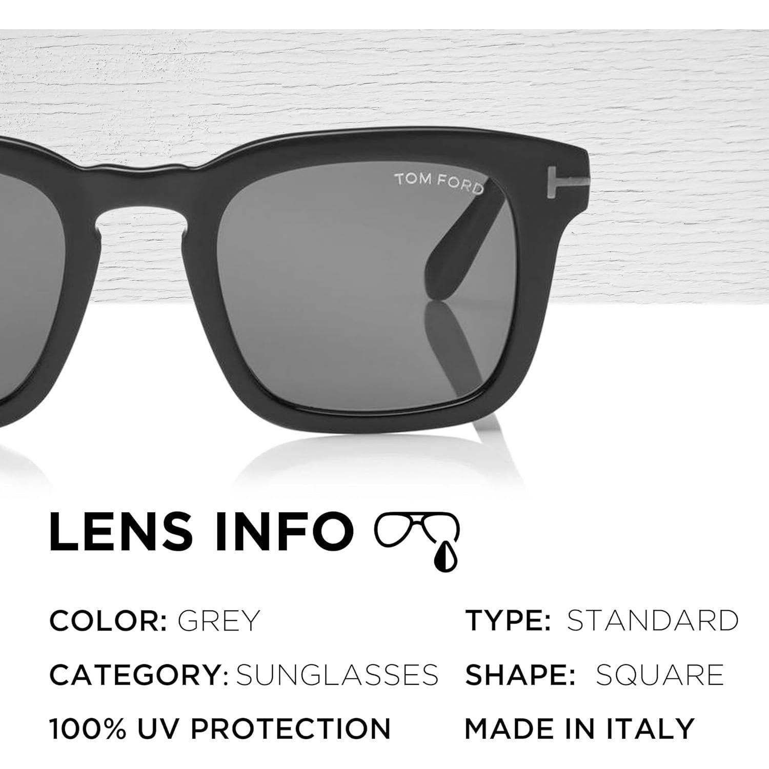 Gafas de Sol Tom Ford DAX FT0751-N 50mm Negro Brillante + Kit