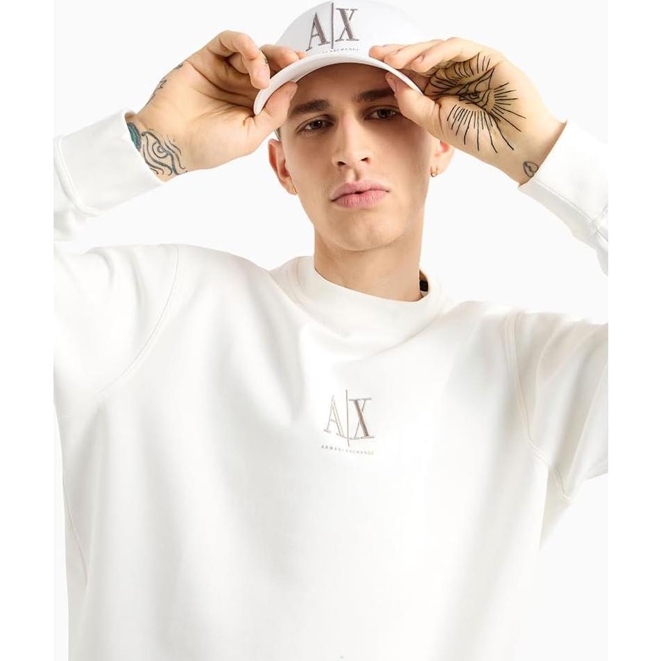 Gorra de béisbol Armani Exchange con logo AX para hombres