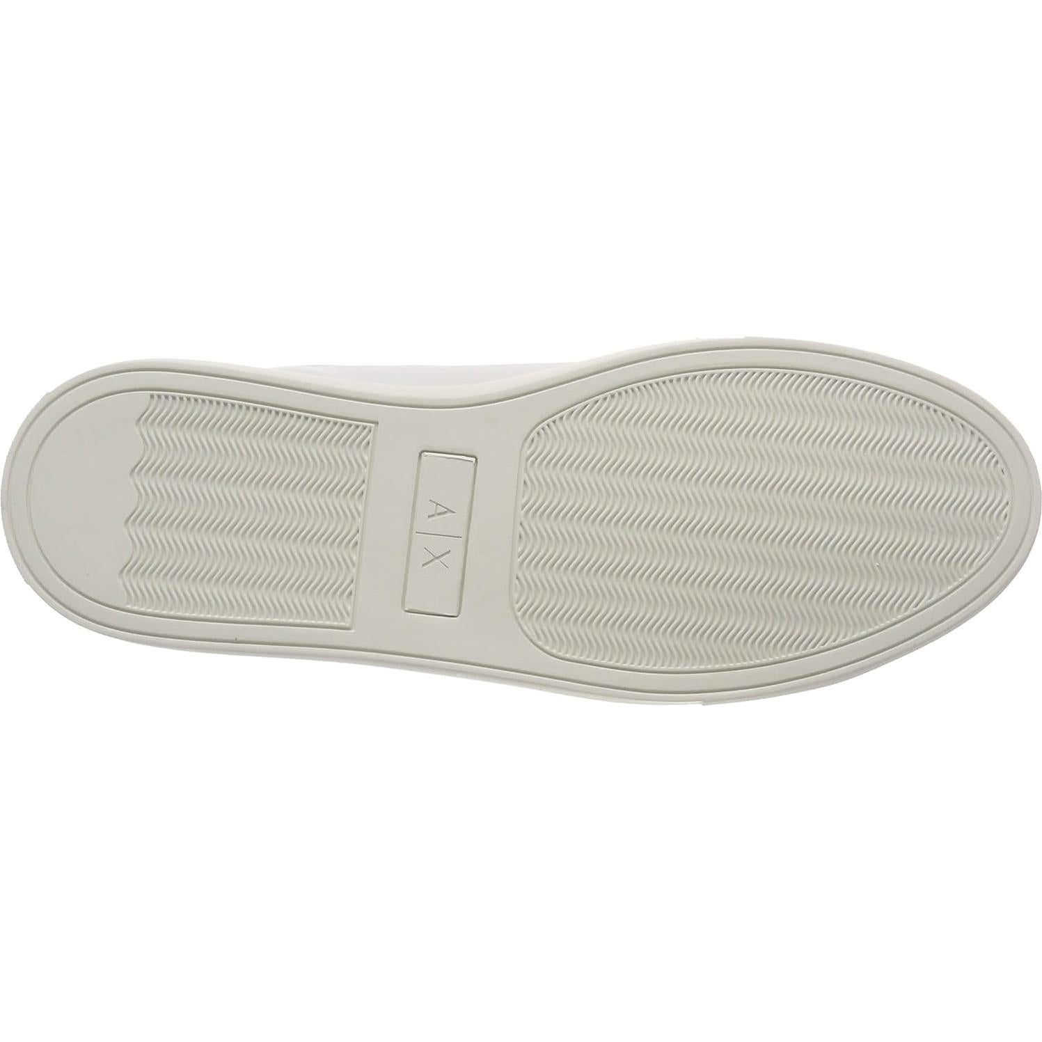 Zapatillas de cuero bajo perfil Armani Exchange Hombres 9