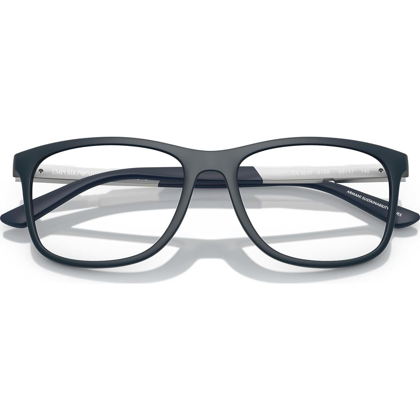 Gafas Recetadas Emporio Armani EA3247 Cuadradas Azul Mate