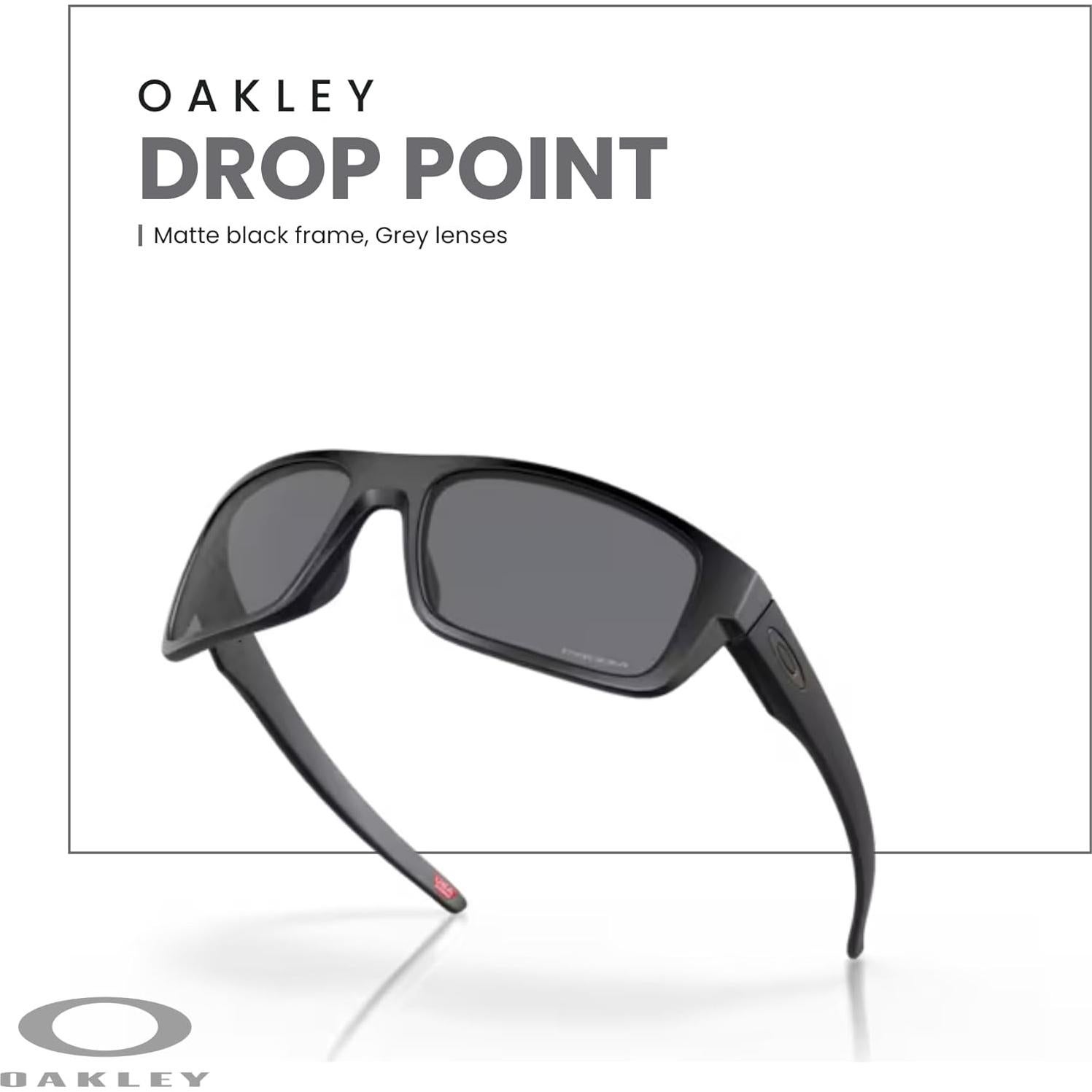 Gafas de Sol Oakley Drop Point OO9367 Hombres Negro Mate