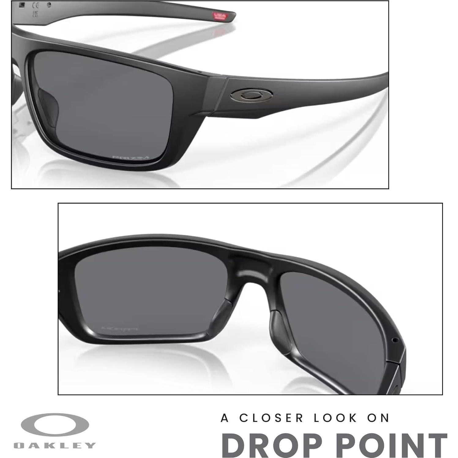 Gafas de Sol Oakley Drop Point OO9367 Hombres Negro Mate